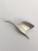 VTG Canada Goose Pewter Brooch Pin Seagull Swallow Bird Flight Fly Jewelry Gift - £19.38 GBP
