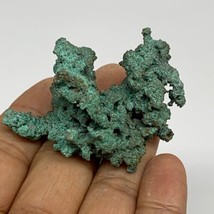 67.6g, 2.3&quot;x1.7&quot;x1.2&quot;, Malachite on Native Copper Mineral Specimens, B33957 - £54.04 GBP