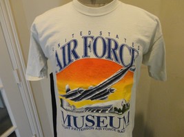 Vtg 90&#39;s Lt Tan United States Air Force Museum Wright Patterson T-shirt ... - $29.65