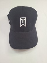 Tiger Woods Nike Hat Fitted M / L Black Golf Collection TPC Sawgrass Emb... - $23.64