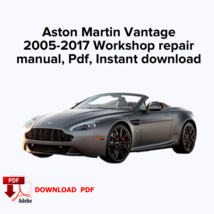 Aston Martin Vantage 2005-2017 Workshop repair manual,Factory repair man... - $19.99