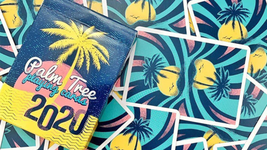 Palm Tree Playing Cards Poker Size Deck USPCC Custom Limited Edition New Sealed - £12.52 GBP