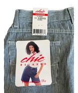 Vintage Chic Women’s Size 14 Average Seersucker Denim New With Tags 90’s - $29.05 CAD