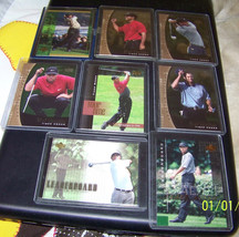 tiger woods/ golf trading cards/lot of{8} [upperdeck} - £42.06 GBP