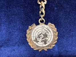 Vintage Promo Keyring United Nations Keychain Nations Unies Ancien Porte-Clés - £11.43 GBP