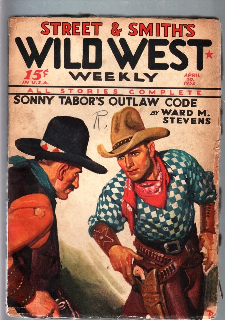 Primary image for WILD WEST WEEKLY-4/30/1932-PULP-SONNY TABOR VG-
