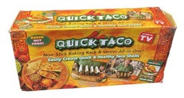 Quick Taco Non-Stick Baking Rack Server All in One Cathy Mitchell - $14.97