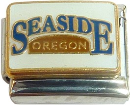 Seaside Oregon Italian Charm - £7.03 GBP
