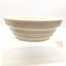 MANLEY POTTERY Florida Bowl Ribbed Stoneware 10” Serving Vtg Antique Ame... - $39.99