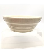 MANLEY POTTERY Florida Bowl Ribbed Stoneware 10” Serving Vtg Antique Ame... - £31.37 GBP