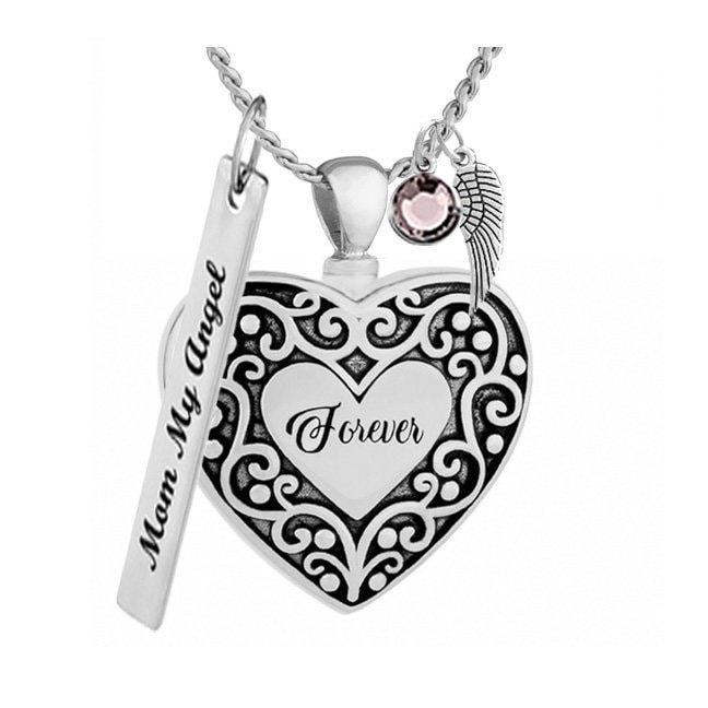 Forever Stainless Cremation Pendant Urn - Love Charms™ Option - $29.95