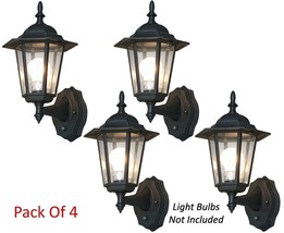 6-Panel Outdoor Wall Lanterns With Smart Photocell Sensors - £130.62 GBP