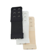 Adjustable Stretchy Bra Band Extensions: Elastic Extensions Beige, White... - $149.45 MXN