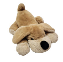 20&quot; Fao Schwarz Patrick Brown + Tan Puppy Dog Stuffed Animal Plush Large - £44.80 GBP