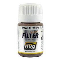 Ammo by MIG Filters 35mL - Brown for White - £12.78 GBP