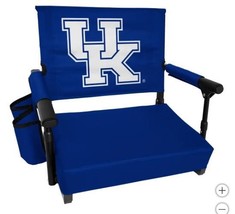 Kentucky Wildcats Stadium Seat NCAA Premium Foldable Pocket Blue White - $84.99
