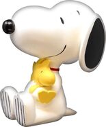 Snoopy Woodstock Peanuts 15127 Indoor Outdoor 8" H Resin Garden Statuary - $30.69