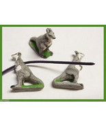 Peruvian Ceramic Kangaroo Pendant Focal Bead (1) Hand Painted - £1.36 GBP