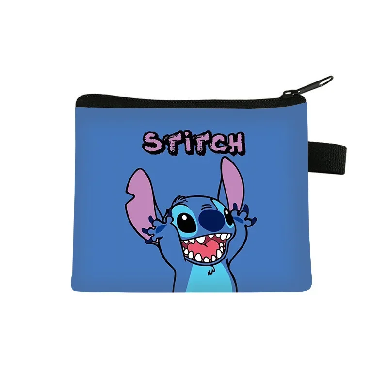 Disney Stitch Wallet Kawaii Lilo Stitch Coin Purse Cartoon Children Port... - $1.60