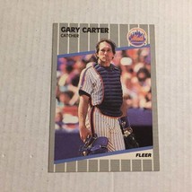 1989 Fleer New York Mets Hall of Famer Gary Carter Trading Card #30 - £2.35 GBP