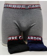 3 Men&#39;s Cotton Stretch Boxers with External Elastic Pierre Cardin PCM F207 - $27.90 CAD+