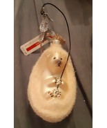 Ashland glass hedgehog ornament-  -NEW - $13.56 CAD
