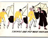 Comic Risque Things Are Not What They Seem She&#39;s A Man! 1906 UDB Postcar... - $6.20