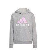 Adidas Sweater Youth Girls Size XL (16) Gray Sweatshirt Hoodie Athleisur... - $24.99