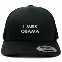 Trendy Apparel Shop Flexfit XXL I Miss Obama Embroidered Retro Trucker Mesh Cap  - £19.74 GBP+