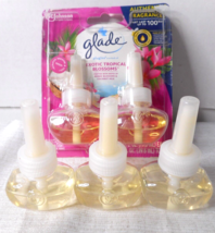 Glade Plug-In Refills 2 Exotic Tropical Blossoms In Pkg &amp; 3 Unknown Scents READ - $10.88
