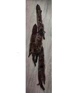Vintage 4 Mink Fur Stole Pelts Scarfs Heads Full Body Taxidermy 1940s 1950s - $150.00