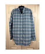 Southern Tide BRRR Intercoastal Long Sleeve Check Performance Shirt Larg... - £59.05 GBP