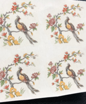 M93 - Ceramic Waterslide Vintage Decal - 5 Bird on a Branch - 1.5&quot; - $28.55 MXN