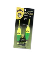 Mr. Crappie Flo-Glo Lighted Bobbers, 2-1/2&quot;, Cigar, Yellow/Green, M2BW-2... - $14.99