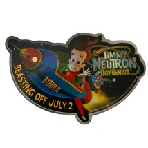 Jimmy Neutron Boy Genius Pin 2002 Exclusive Promotional Pinback Button - £6.27 GBP