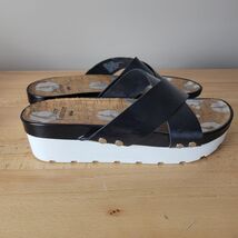 Juicy Couture Cassidy Y2K Chunky Cassidy Platform Slide Sandal 10 Black ... - $14.84