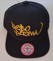 Peso Pluma Mesh Truck Hat Baseball Hat Mexican Gold Cap - $18.69