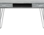 Hanover Kallen 47-in. Desk in Gray with Hairpin Legs, HLR006-GRY, 30.000... - $587.99