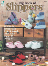 Crochet Big Book Of Slippers Patterns House Of White Birches 27 Designs - $12.50