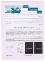 Tom&#39;s Technical Flyer RCA Low Cost Transistor Tester - £2.28 GBP