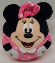 Ty Disney Minnie Mouse In Ball Shape 4&quot; Stuffed Animal Beanie Ballz - £14.64 GBP