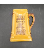 Vintage Ceramic Souvenir Yellow Ashtray Worlds Of Fun Kansas City Amusem... - $283.06 MXN