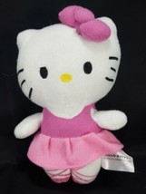 Hello kitty Balerina Pink Plush Stuffed Animal Toy Sanrio Soft 6&quot; Tutu D... - $15.83