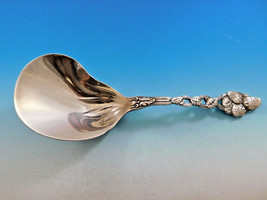 Strawberry Vine by Tiffany and Co Sterling Silver Berry Spoon Conch Shell 9 1/2&quot; - £398.12 GBP