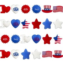 12PCS Mochi Squishy Toys,4th of July Stress relief, party favors New USA - £7.47 GBP