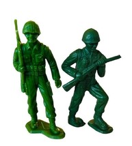 MPC Army Men Toy Soldier plastic military figure lot WW2 marx WWII march rifle  - £11.59 GBP