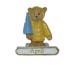 Perpetual Monthly Calendar Avon Teddy Bear Days April Replacement 2002 Rare - $9.89