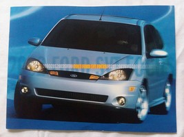 Original 2002 Ford Svt Focus Sales Brochure 16 Pages 9" X 12" - $19.79