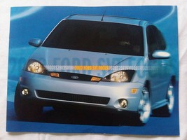 ORIGINAL 2002 FORD SVT FOCUS SALES BROCHURE 16 PAGES 9&quot; X 12&quot; - £15.56 GBP