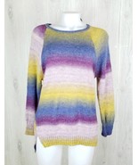 EXPRESS Size S Striped Tunic Boat Neck Sweater Slouchy Soft Lightweight - $9.89
